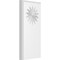 Ekena Millwork Standard Foster Flower Plinth Block With Rounded Edge, 3 1/2"W x 7"H x 1/2"P PBP035X070X050FOS11 - alternate 1